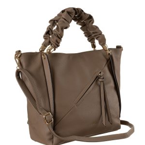 Beige Large Eco Leather Bag