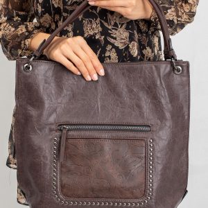 Dark brown women's handbag