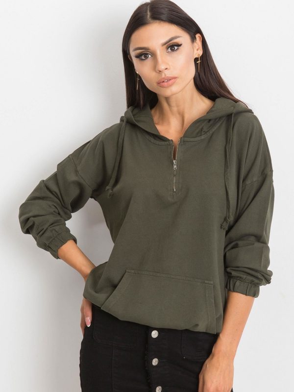 Khaki sweatshirt Kimmie