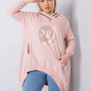 Dirty Pink Plus Size Hoodie Fantasy