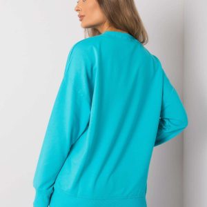 Blue print sweatshirt by Carissa