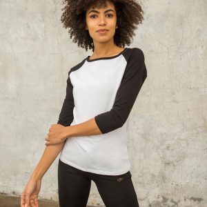 FOR FITNESS Chloe white and black blouse