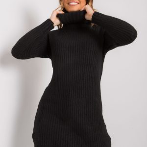 Black long turtleneck sweater Daventry RUE PARIS