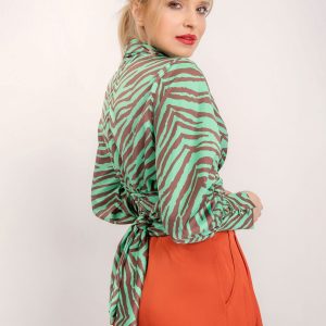 BSL Green-brown blouse