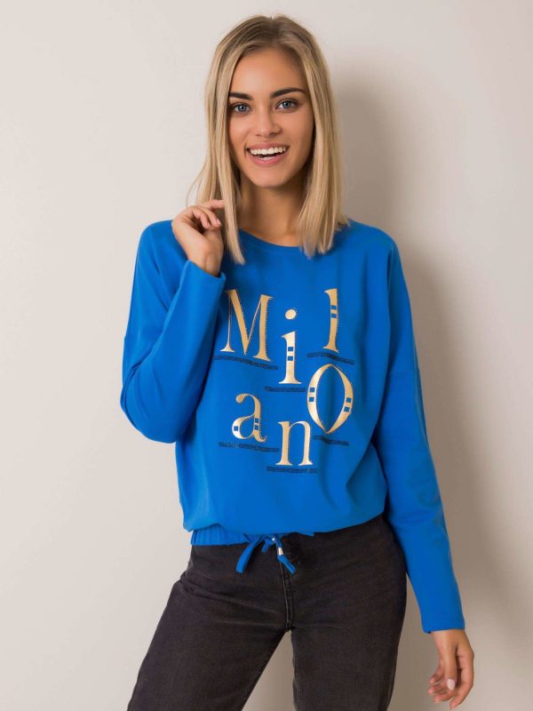 Irmina blue sweatshirt