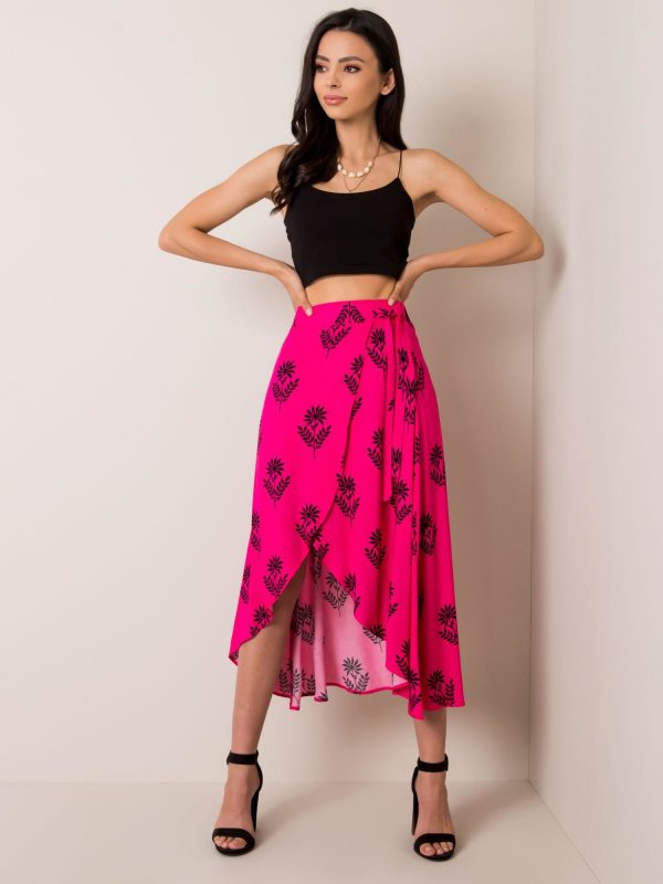 Fluo pink skirt Velvet RUE PARIS