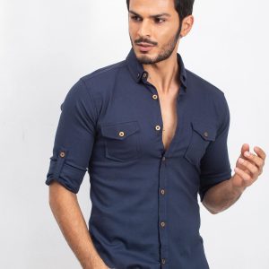 Navy Blue Men's Shirt Exactly