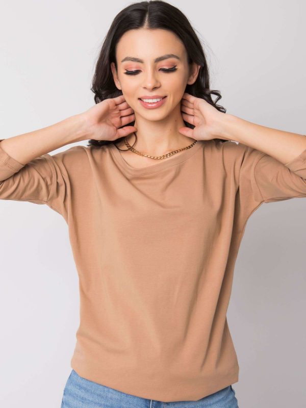 Camel blouse Fiona