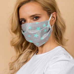 Grey-mint reuse protective mask