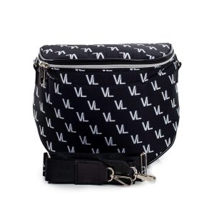 Black and White Patterned Handbag