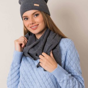 Dark grey knitted set RUE PARIS