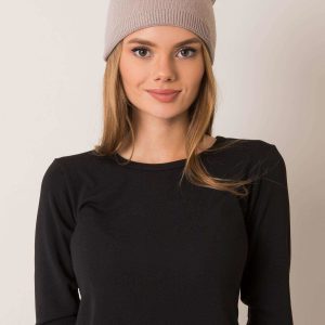 Beige beanie RUE PARIS