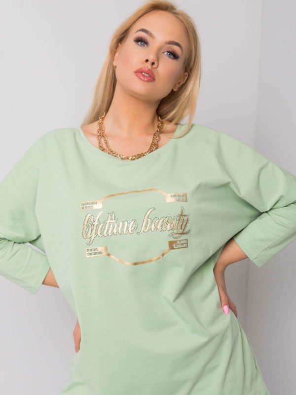 Light green blouse Loria