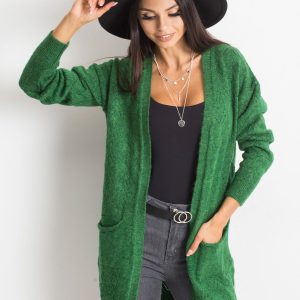 RUE PARIS Dark green Eclipse sweater