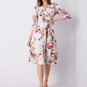 Light Blue Kiki Floral Dress