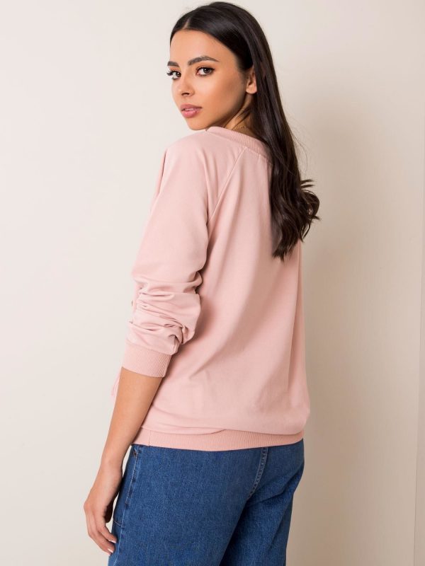 Dirty pink sweatshirt Aline RUE PARIS