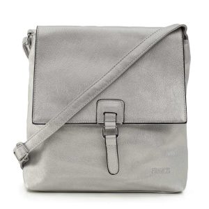 Silver Lapel Handbag