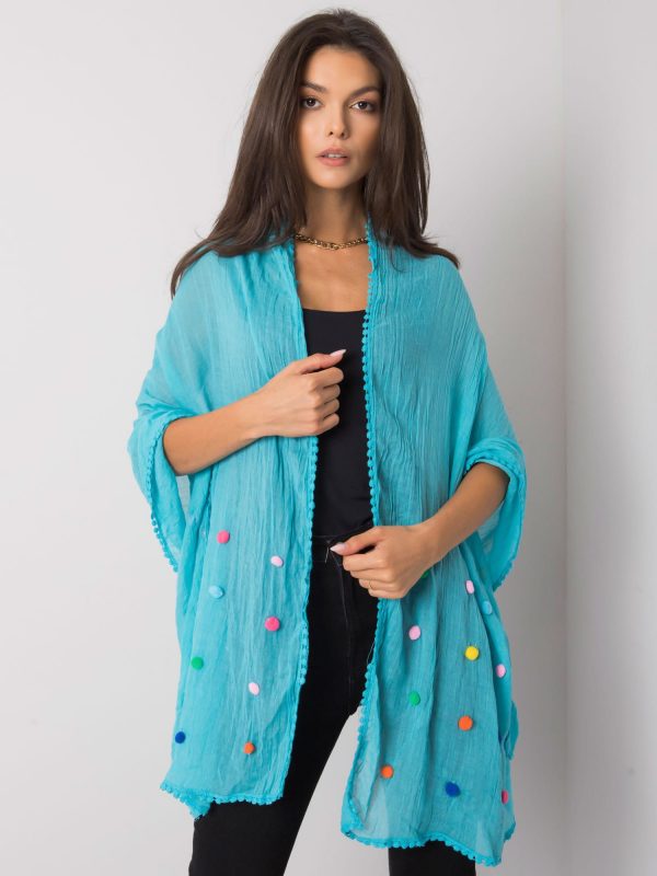 Blue Women's Viscose Wrap