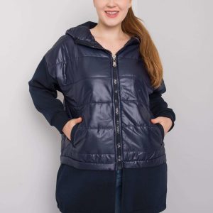 Navy Blue Plus Size Hoodie Bahia