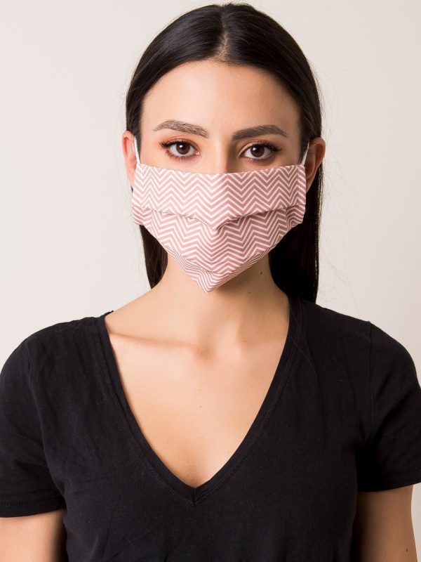 Dirty pink reuse protective mask