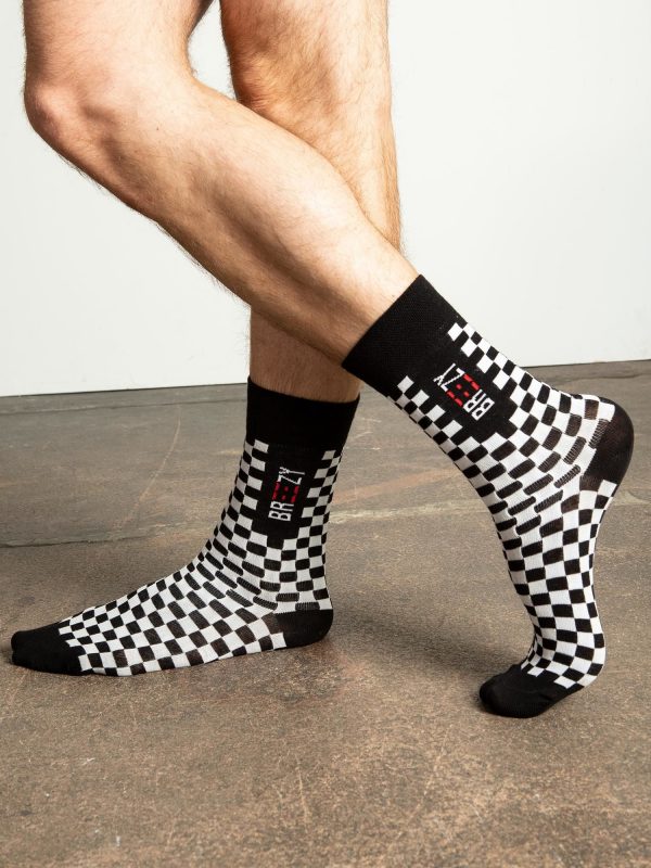 Black and White Men's Socks