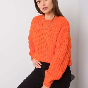 Fluo orange sweater Matilde RUE PARIS