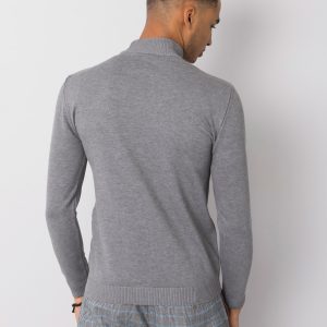 Thiago LIWALI Men's Grey Turtleneck Sweater