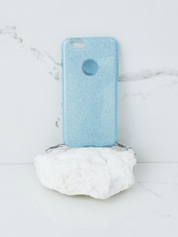 Blue Glitter Case for iPhone 6G Plus