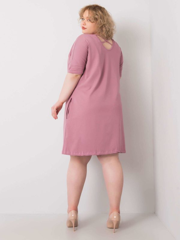 Bellamy Plus Size Dirty Pink Dress