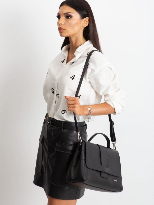 Black Women Leather Handbag