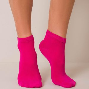 Pink Cotton Ladies Socks