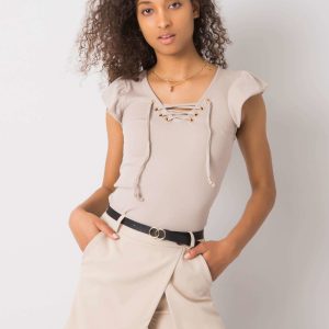 Beige elegant shorts Zoie