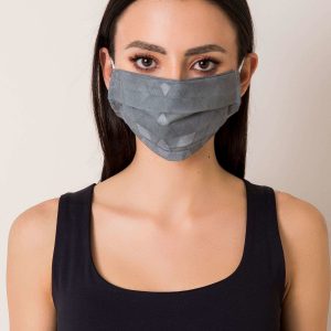 Dark Grey Cotton Protective Mask