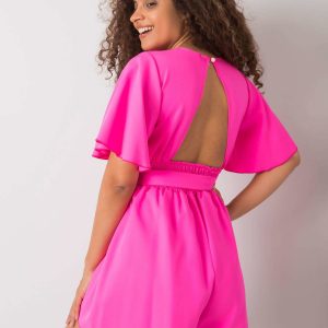 Calienne RUE PARIS pink jumpsuit