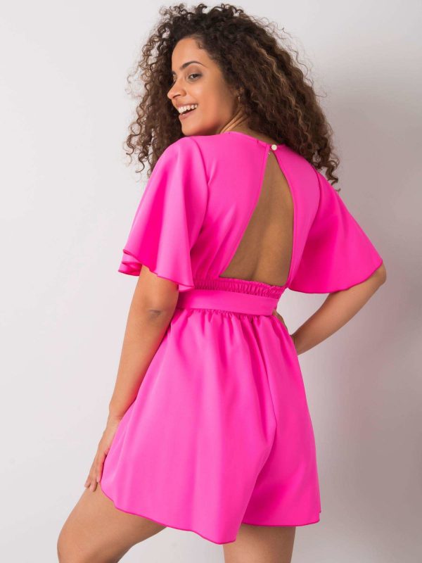 Calienne RUE PARIS pink jumpsuit