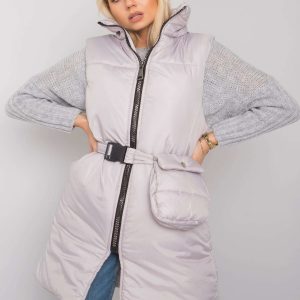 Adeline Light Grey Down Vest