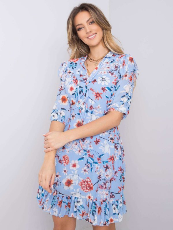 Blue flower dress Verity