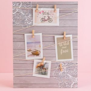 Grey Wooden Photo Frame