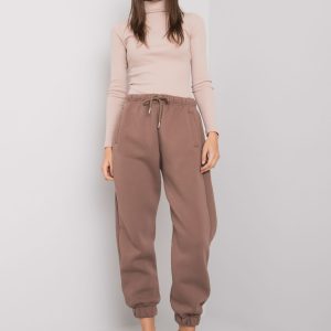 Brown cotton sweatpants Esher RUE PARIS