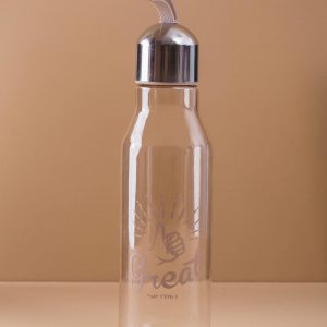 Beige Plastic Bottle