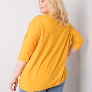 Izzy mustard blouse