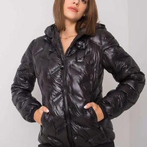 Black Milania Hooded Transition Jacket