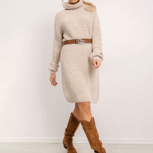 BSL Beige knitted dress