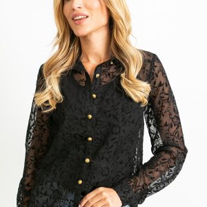 RUE PARIS Black shirt Jessica