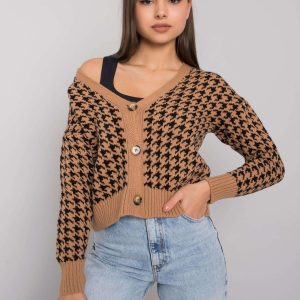 Camel Black Women's Nyima Cardigan Cardigan