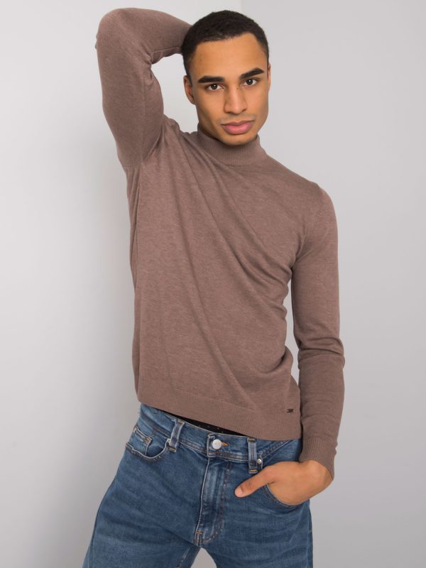 Coffee melange sweater for men Daxton LIWALI