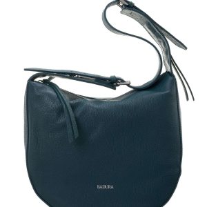 BADURA Green Leather Shoulder Bag