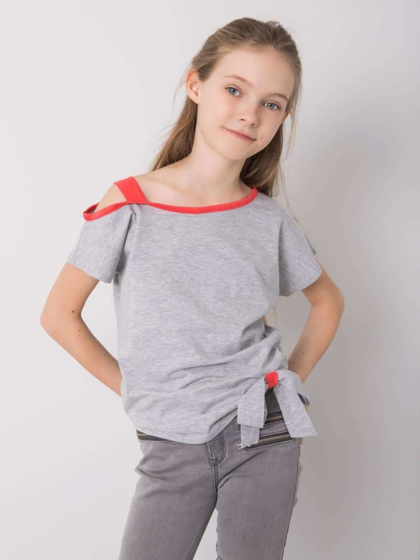 Gray blouse for girls DODO KIDS