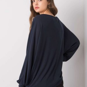 Navy blue blouse Esther RUE PARIS