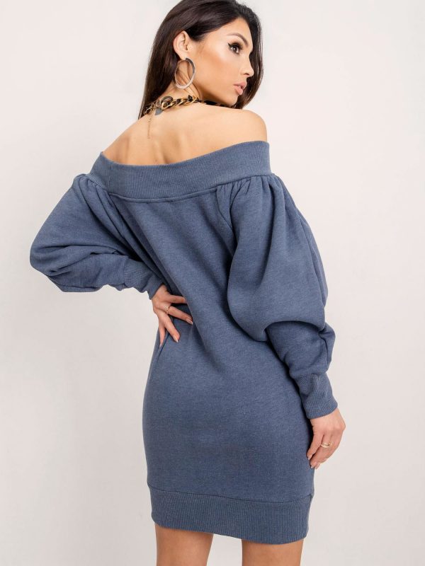 BSL Blue sweatshirt dress